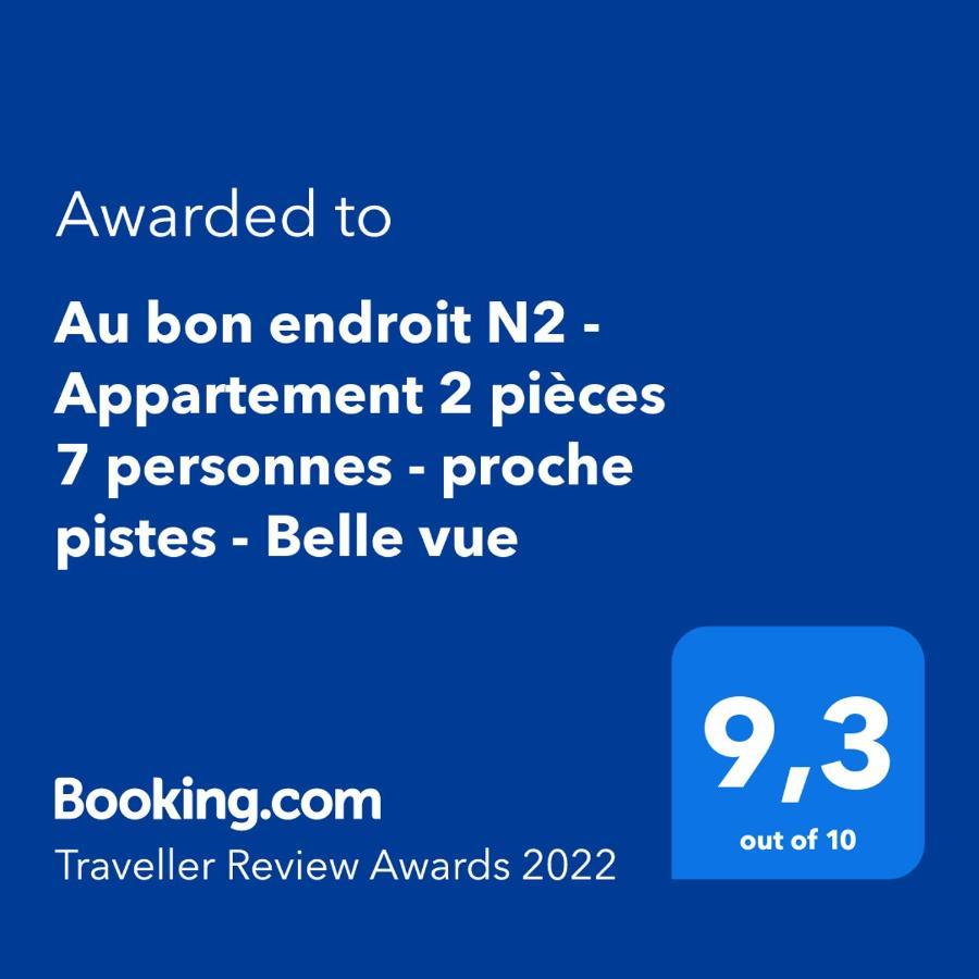 Au Bon Endroit N2 - Appartement 2 Pieces 7 Personnes - Proche Pistes - Belle Vue Orcières Kültér fotó
